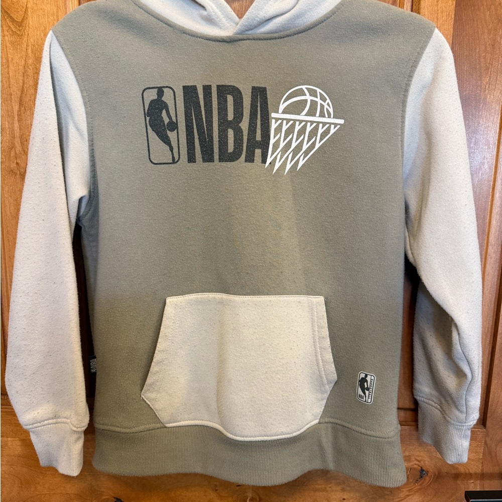 NBA Gray Hoodie with Logo